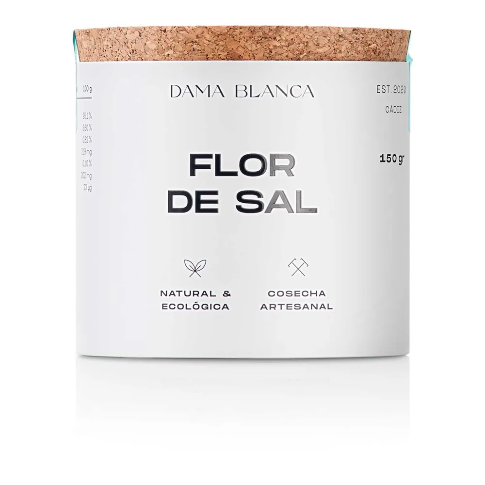 Flor de sal marina virgen ecológica 150g / 350g Dama Blanca